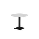 Mesa para biergarten ALFA S nero encimera de piedra sinterizada