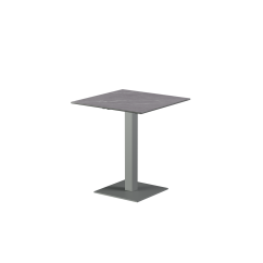 Mesa para biergarten ALFA S con encimera de cuarzo sinterizado gris