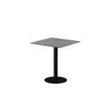 Mesa para biergarten ALFA R sobre blanco de piedra sinterizada