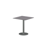 Mesa para terraza cervecera ALFA R sobre gris de cuarzo sinterizado