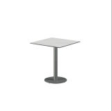 Mesa para terraza cervecera ALFA R sobre gris de cuarzo sinterizado
