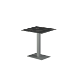 Mesa para terraza cervecera ALFA 40×55 sobre gris de cuarzo sinterizado