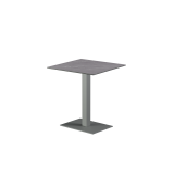 Mesa para terraza cervecera ALFA 40×55 sobre gris de cuarzo sinterizado