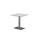 Mesa para terraza cervecera ALFA 40×55 sobre gris de cuarzo sinterizado