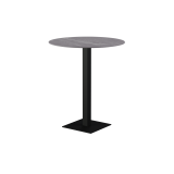 Mesa para terraza cervecera Alfa Bar sobre negro de cuarzo sinterizado