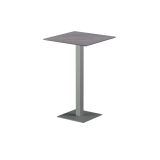 Mesa para terraza cervecera ALFA Bar sobre gris de cuarzo sinterizado