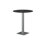Mesa para terraza cervecera ALFA Bar sobre gris de cuarzo sinterizado