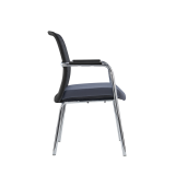Silla de formación LENZO negro y gris