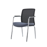 Silla de formación LENZO negro y gris
