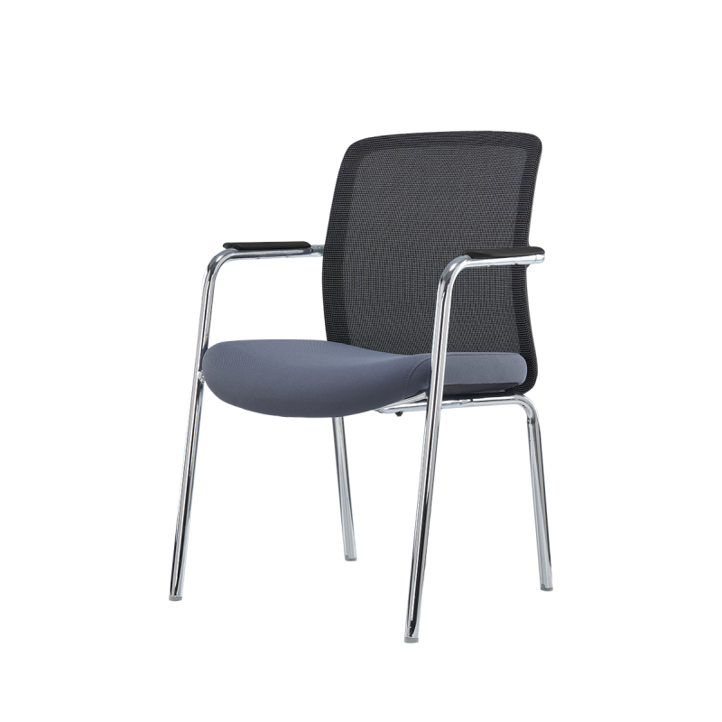 Silla de formación LENZO negro y gris