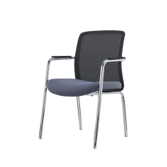 Silla de formación LENZO negro y gris