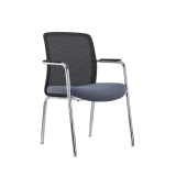 Silla de formación LENZO negro y gris
