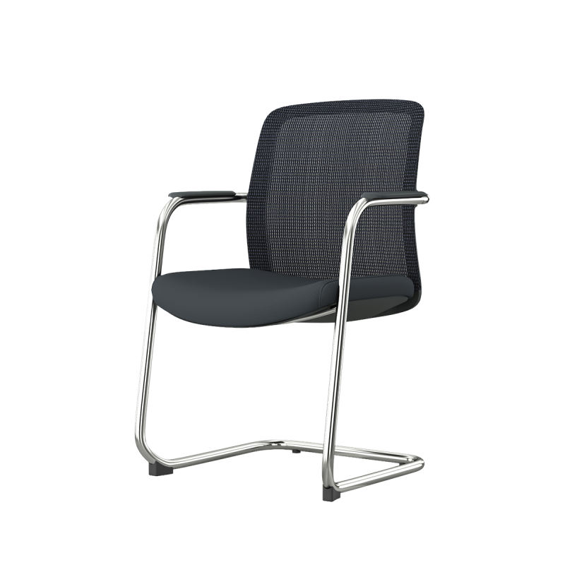 Silla de formación QUADRA negra