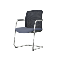 Silla de formación QUADRA negro y gris