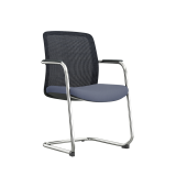 Silla de formación QUADRA negro y gris
