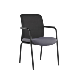 Silla de formación FORMO negro y gris