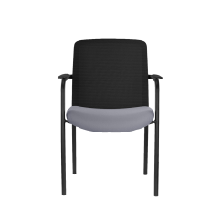 Silla de formación FORMO negro y gris