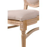 Silla de boda MONARCH FULL TAP natural blanqueado