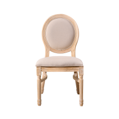 Silla de boda MONARCH FULL TAP natural blanqueado