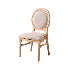Silla de boda MONARCH FULL TAP natural blanqueado
