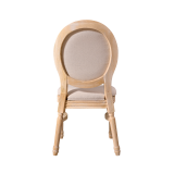 Silla de boda MONARCH FULL TAP natural blanqueado
