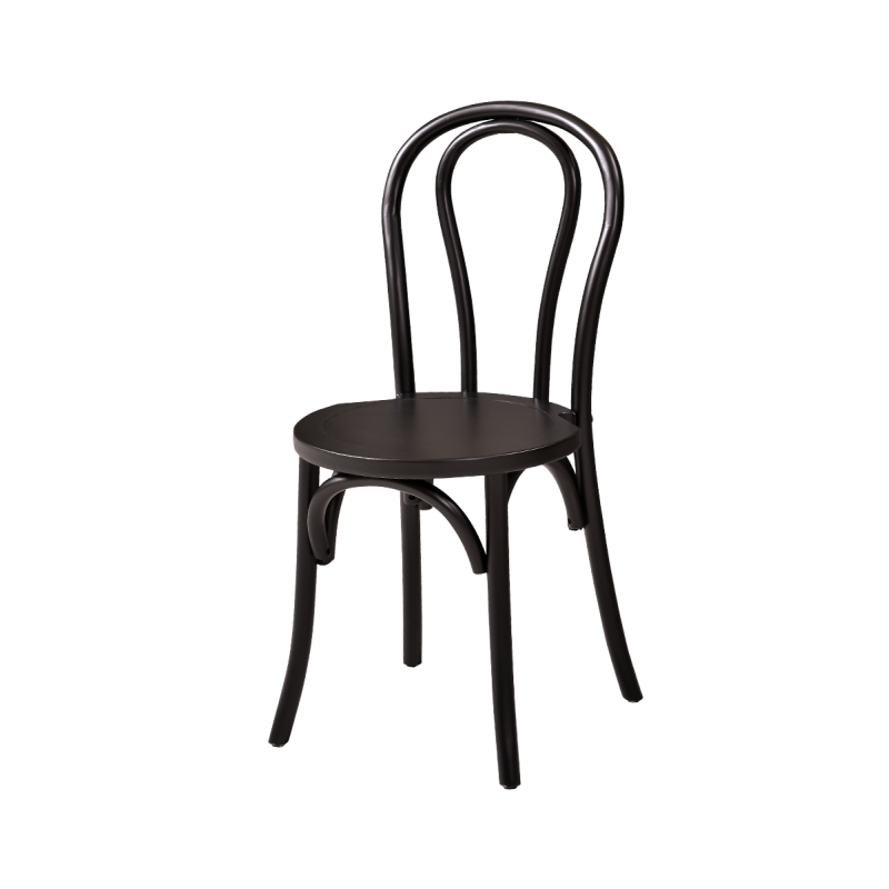 Silla de boda MONET WOOD negro