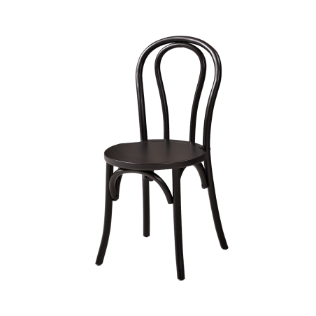 Silla de boda MONET WOOD negro