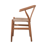 Silla de restaurante de madera WISHBONE natural