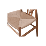 Silla de restaurante de madera WISHBONE natural