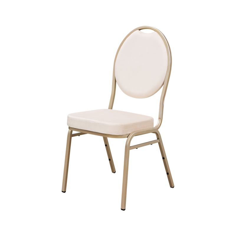 Silla para eventos HERMAN MODERN Beige Velour