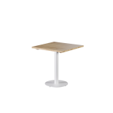Mesa con superficie e madera ALFA R blanca