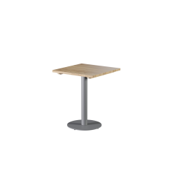 Mesa con superficie e madera ALFA R gris