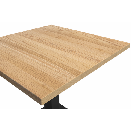 Mesa con superficie e madera ALFA R negra