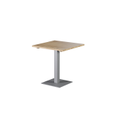 Mesa con superficie de madera ALFA S gris