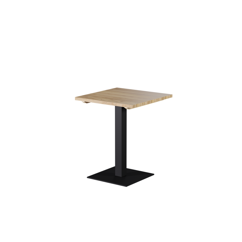 Mesa con superficie de madera ALFA S negra