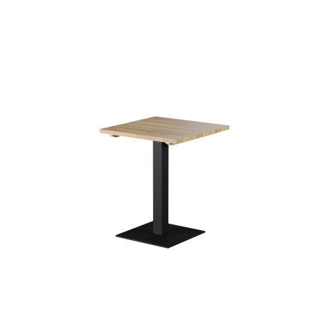 Mesa con superficie de madera ALFA S negra