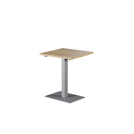 Mesa con superficie de madera ALFA 40x55 gris