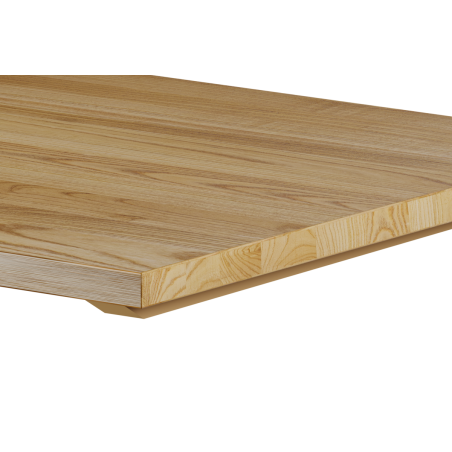 Mesa con superficie de madera ALFA 40x55 gris