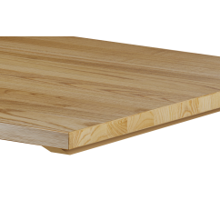 Mesa con superficie de madera ALFA 40x55 negra
