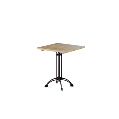 Mesa con tablero de madera Rustical