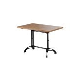 Mesa con tapa de roble RUSTICAL DUO