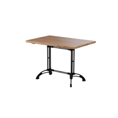 Mesa con tapa de roble RUSTICAL DUO