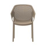 Silla para terraza de bar AERO beige