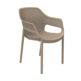 Silla para terraza de bar AERO beige