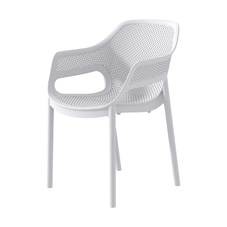 Silla para terraza de bar AERO bianco