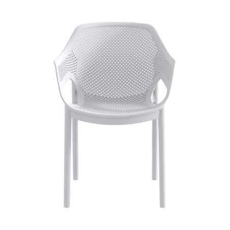 Silla para terraza de bar AERO bianco