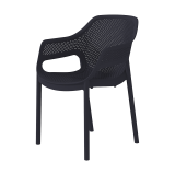 Silla para terraza de bar AERO negro