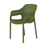 Silla para terraza de bar AERO verde