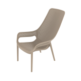 Silla para terraza de bar AERO LUNGO beige