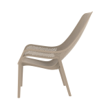 Silla para terraza de bar AERO LUNGO beige